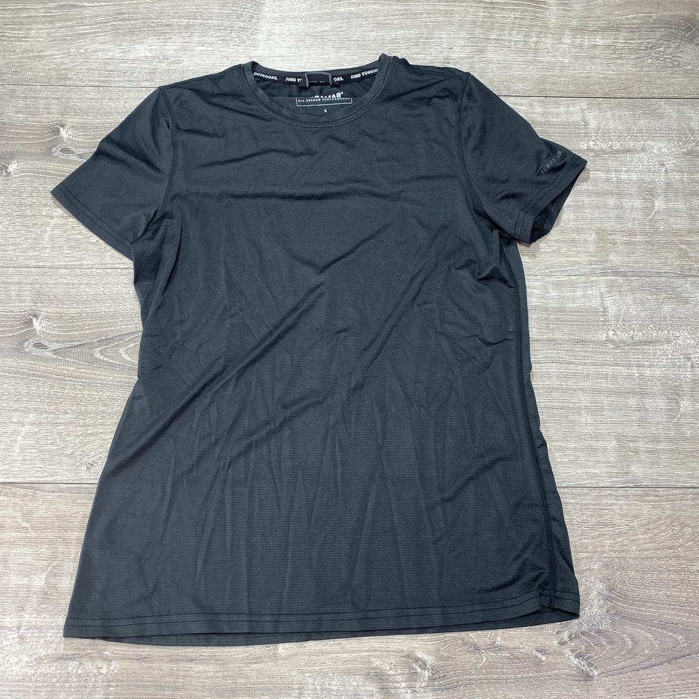 Terramar Shirt Womens Small Black All Season Performance Outdoor‎ Base Layer